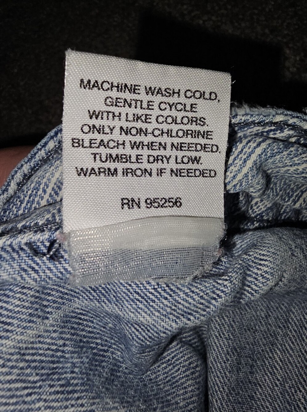 Y2K Hint Jeans Low Rise Denim Shorts Sz 13 - Picture 9 of 15